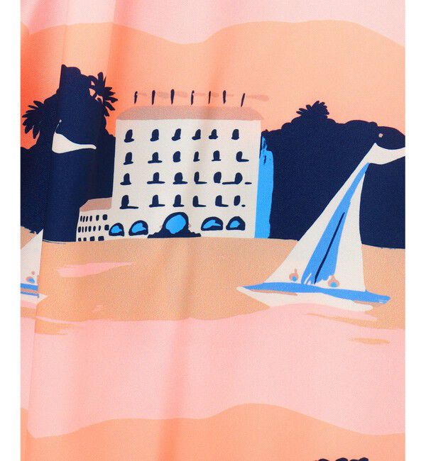 Grace Class「マリンプリントシャツドレス」|ワンピース|