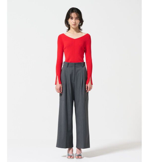 Diagram「リブVネックニットトップ」|ニット・セーター|