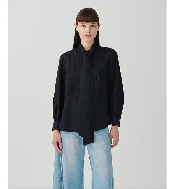 Grace Class「シルクツイルボウブラウス」|シャツ・ブラウス|ブラック