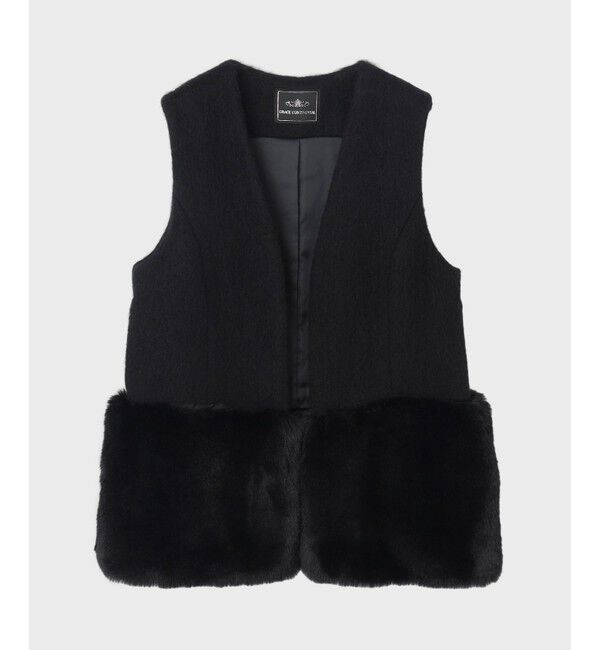 GRACE CONTINENTAL「モヘアシャギーベスト」|ベスト・ジレ|