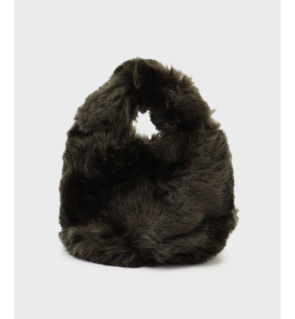 GRACE CONTINENTAL「a point etcフェイクファーミニバッグ」|ハンドバッグ|