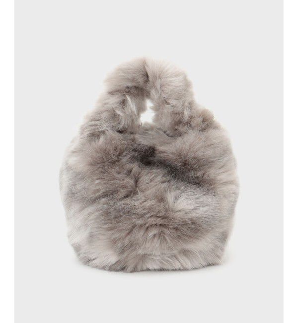 GRACE CONTINENTAL「a point etcフェイクファーミニバッグ」|ハンドバッグ|