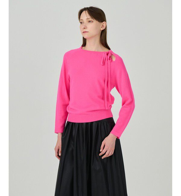 Grace Class「ボウタイカシミヤトップ」|ニット・セーター|