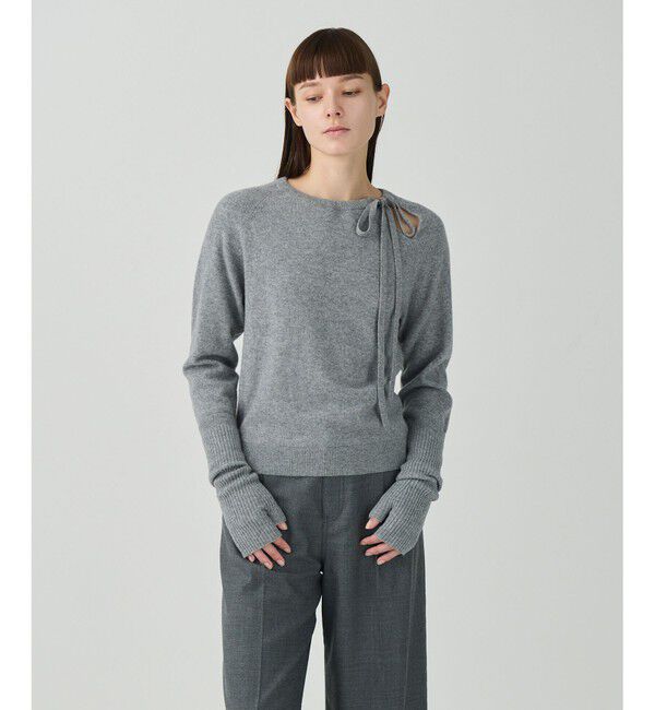 Grace Class「ボウタイカシミヤトップ」|ニット・セーター|