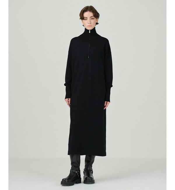 Diagram「ストレートニットワンピース」|ワンピース|ブラック