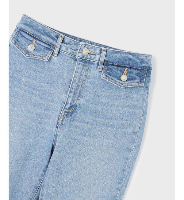 GRACE CONTINENTAL「フレアデニムパンツ」|デニム|