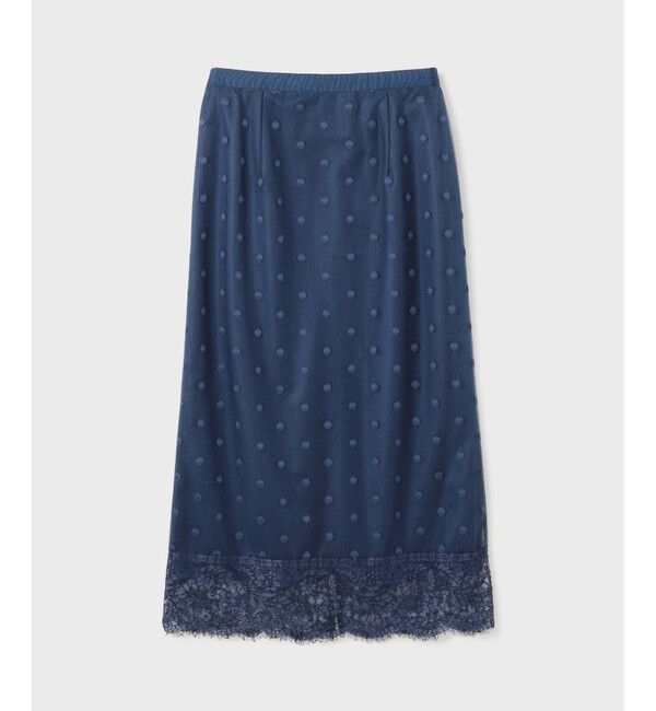  「ドットチュールタイトスカート」|スカート|