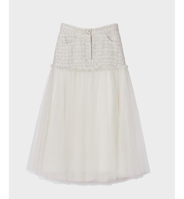  「ツイードコンビチュールスカート」|スカート|