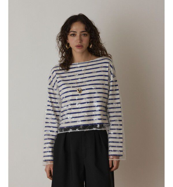  「バスクボーダートップ」|Tシャツ・カットソー|