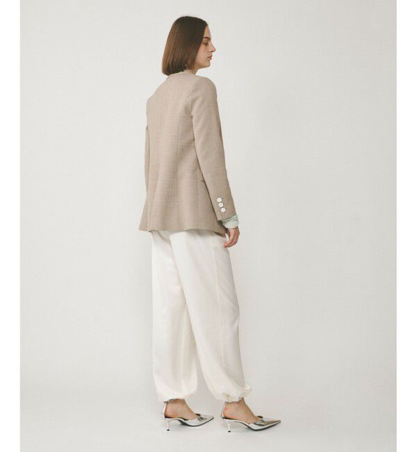  「リネンライクダブルジャケット」|テーラードジャケット|