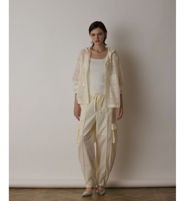 GRACE CONTINENTAL「キカレースフード付トップ」|シャツ・ブラウス|