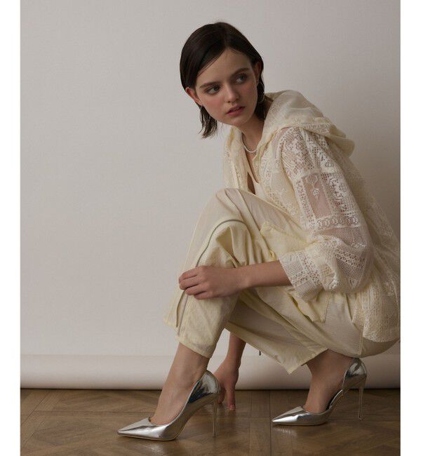 GRACE CONTINENTAL「キカレースフード付トップ」|シャツ・ブラウス|