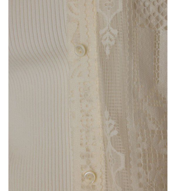 GRACE CONTINENTAL「キカレースフード付トップ」|シャツ・ブラウス|