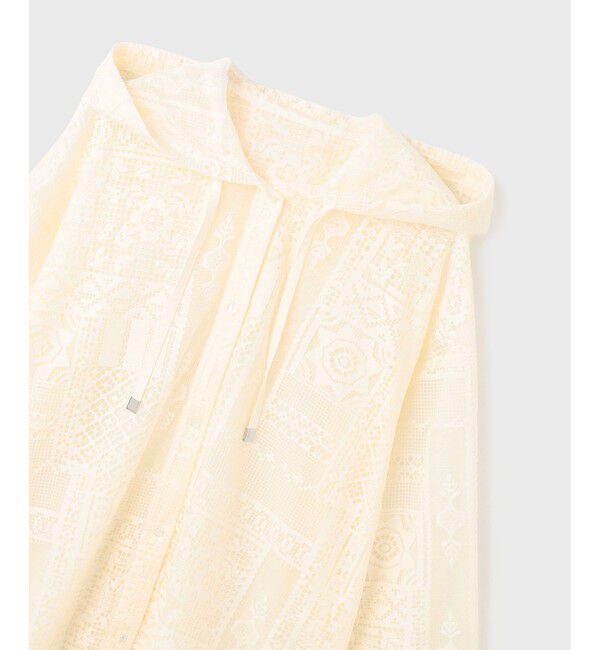 GRACE CONTINENTAL「キカレースフード付トップ」|シャツ・ブラウス|