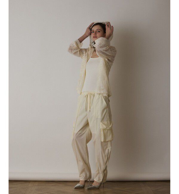 GRACE CONTINENTAL「キカレースフード付トップ」|シャツ・ブラウス|