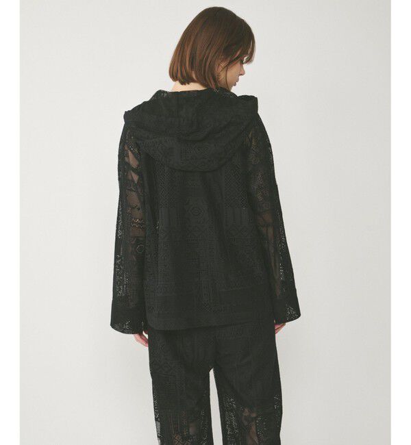 GRACE CONTINENTAL「キカレースフード付トップ」|シャツ・ブラウス|