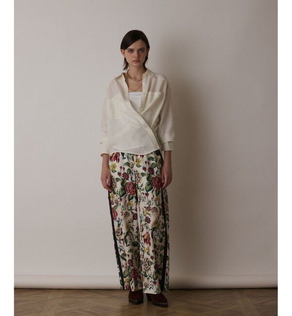 GRACE CONTINENTAL「シアー2wayウエスタンシャツ」|シャツ・ブラウス|