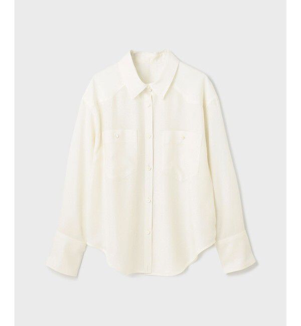 GRACE CONTINENTAL「シアー2wayウエスタンシャツ」|シャツ・ブラウス|