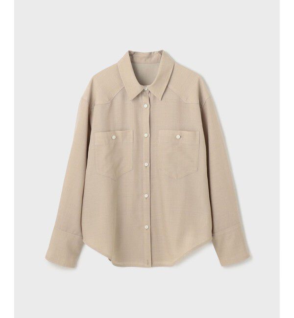 GRACE CONTINENTAL「シアー2wayウエスタンシャツ」|シャツ・ブラウス|