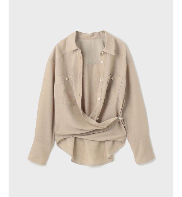 GRACE CONTINENTAL「シアー2wayウエスタンシャツ」|シャツ・ブラウス|