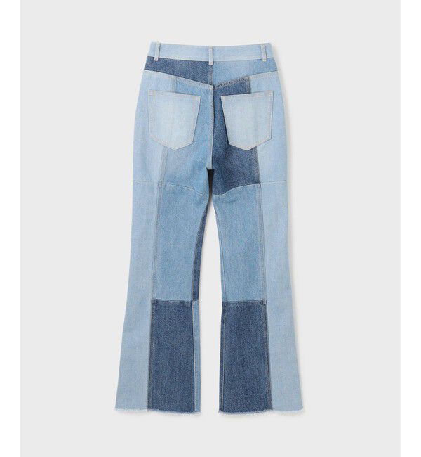 GRACE CONTINENTAL「パッチワークデニムパンツ」|デニム|