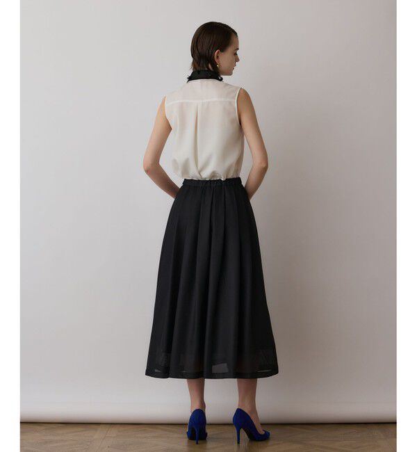 GRACE CONTINENTAL「シアーメッシュスカート」|スカート|