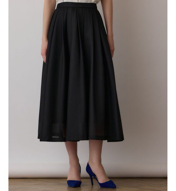 GRACE CONTINENTAL「シアーメッシュスカート」|スカート|
