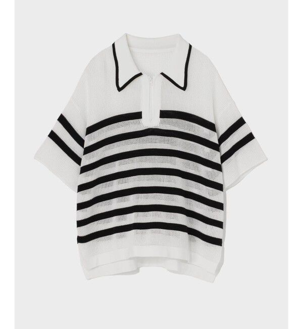 Grace Class「ワッフルボーダートップ」|Tシャツ・カットソー|