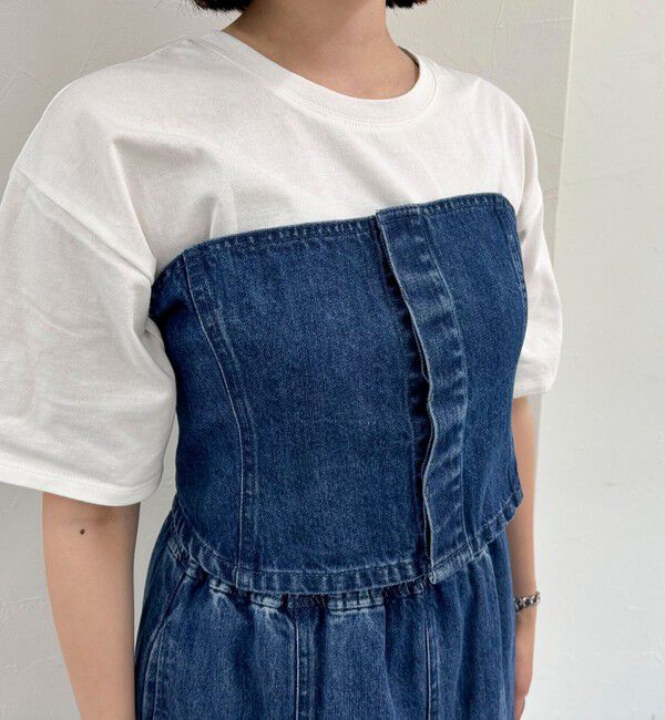 fredy emue「デニム/ミリタリービスチェ」|シャツ・ブラウス|