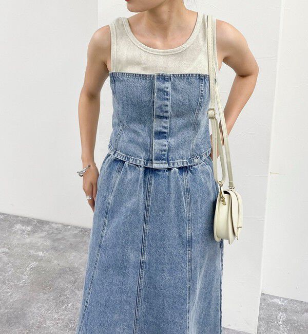 fredy emue「デニム/ミリタリービスチェ」|シャツ・ブラウス|