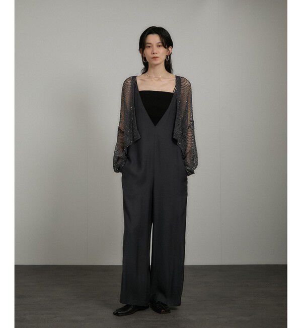 SALON adam et rope'「ギマコットンスパンコールカーディガン」|カーディガン|