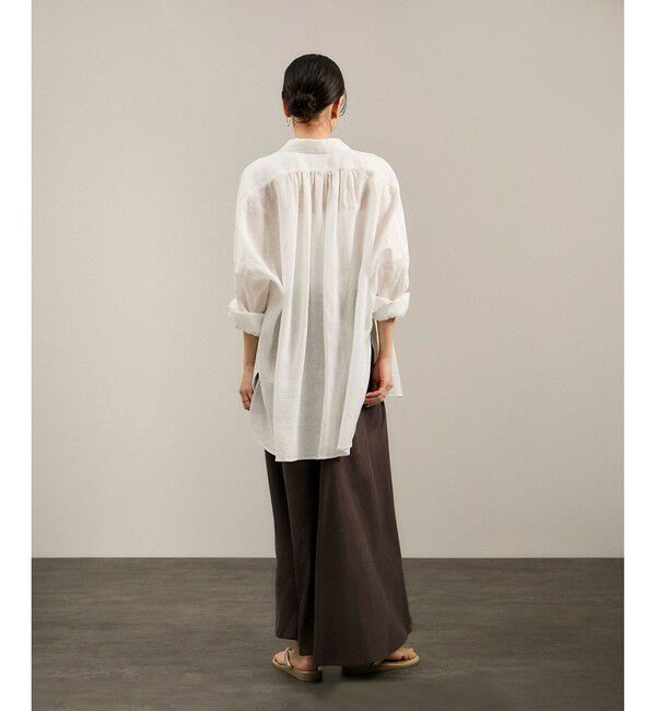 SALON adam et rope'「キュプラツイルバックフレアースカート［セットアップ対応］」|スカート|