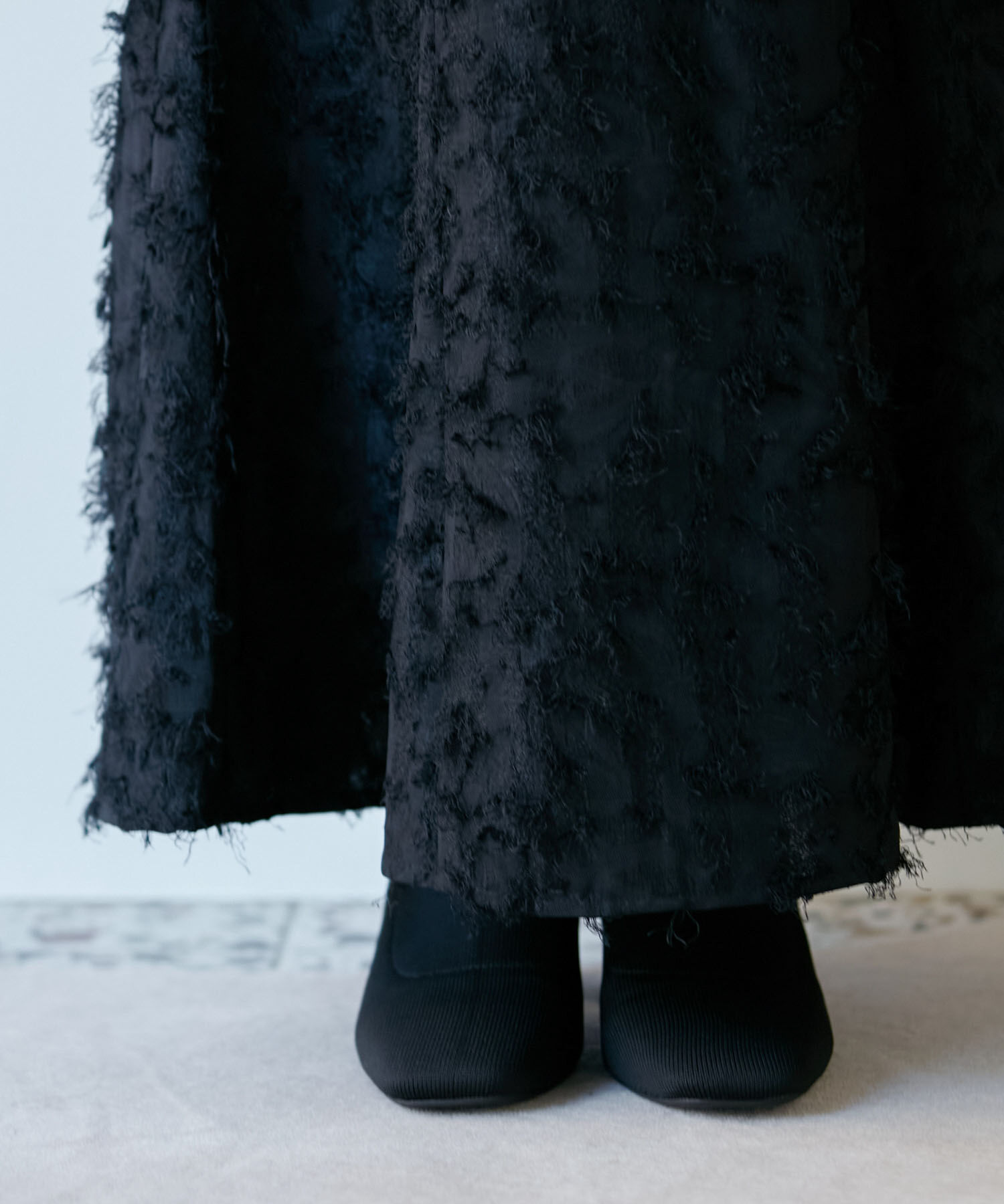 VIS「【洗える】フリンジマーメイドスカート」|スカート|