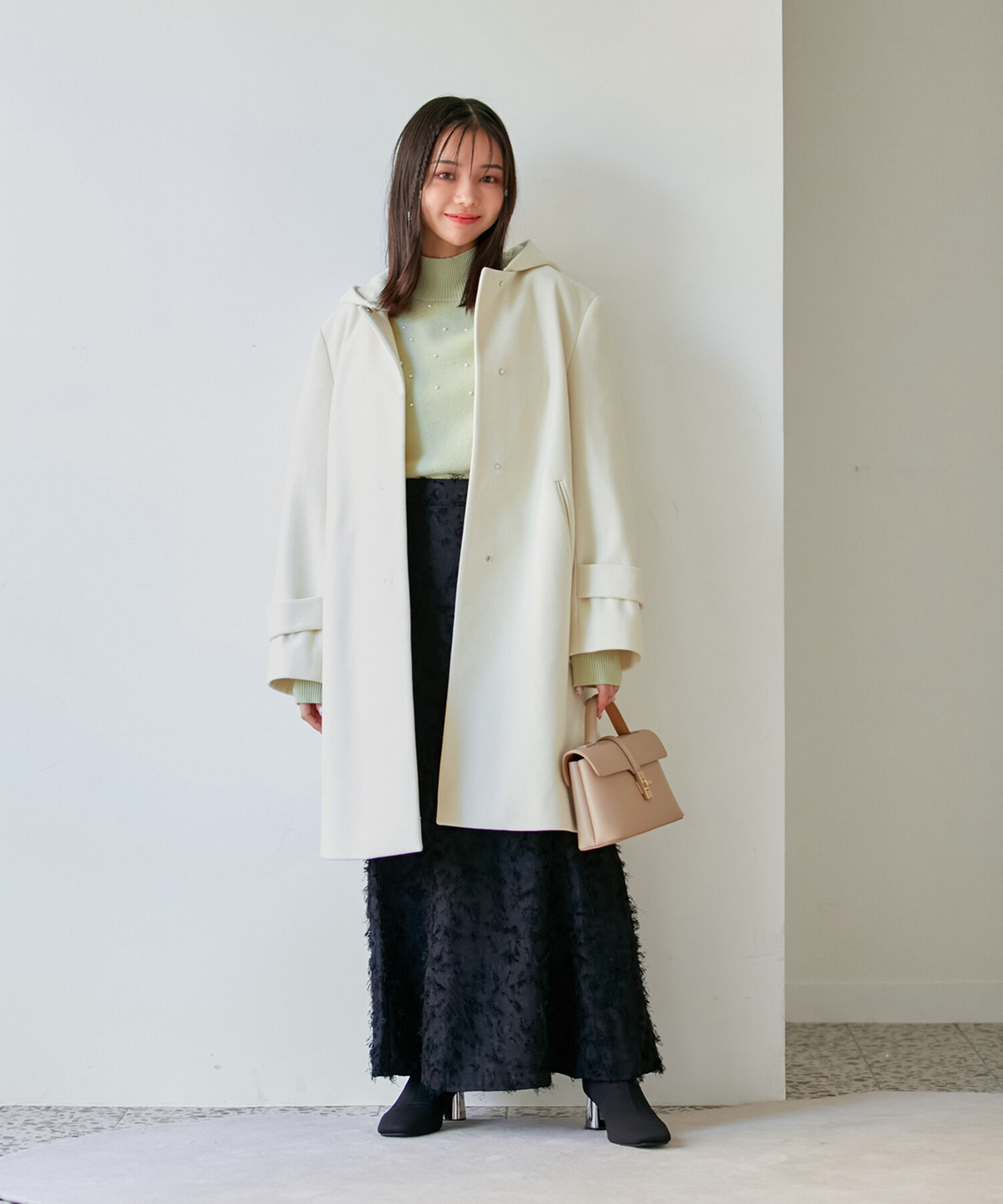 VIS「【洗える】フリンジマーメイドスカート」|スカート|