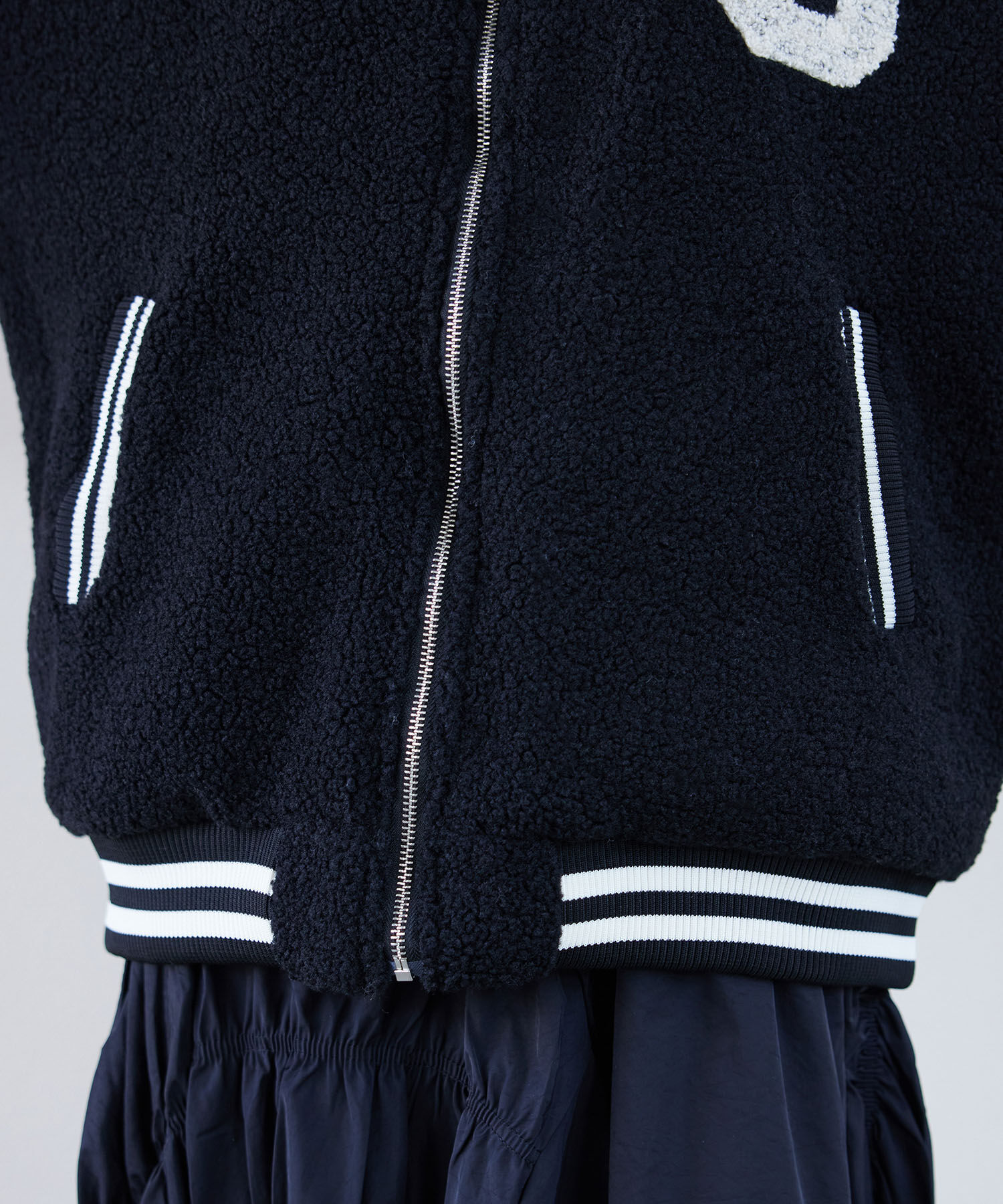 VIS「ボアスタジアムジャンパー【WEB・アウトレット限定】」|ブルゾン・スタジャン|