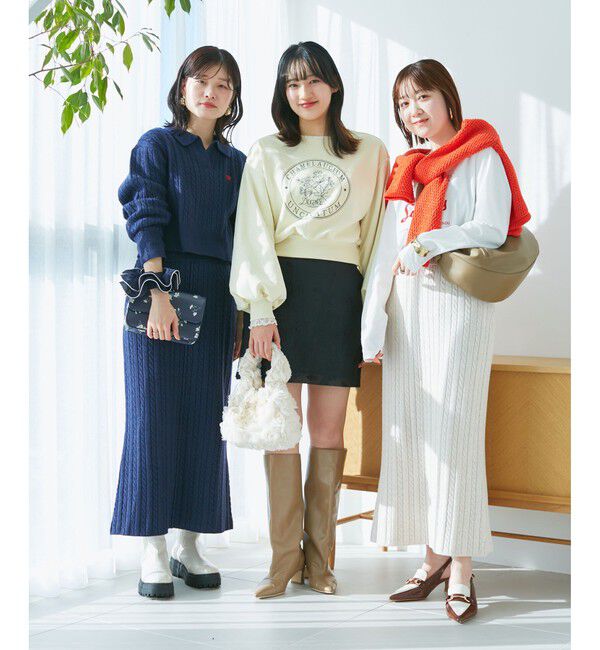 VIS「【DILIGENCE PARLOUR】VIS別注モデルフラワーロゴスウェット【セットアップ対応】」|スウェット・ジャージ|