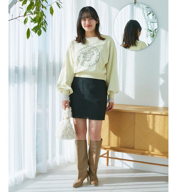 VIS「【DILIGENCE PARLOUR】VIS別注モデルフラワーロゴスウェット【セットアップ対応】」|スウェット・ジャージ|