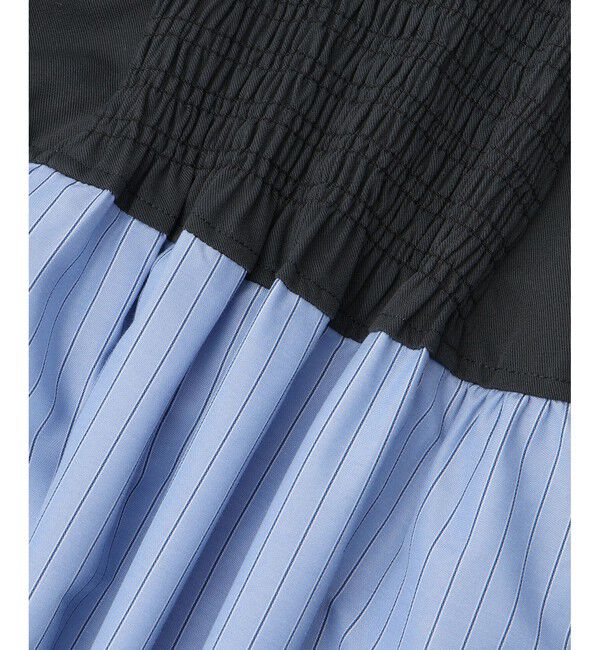 VIS「【洗える】ビスチェドッキングライクワンピース」|ワンピース|