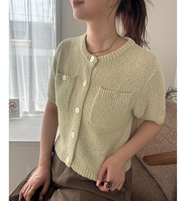 VIS「ブークレコンパクトカーディガン」|カーディガン|