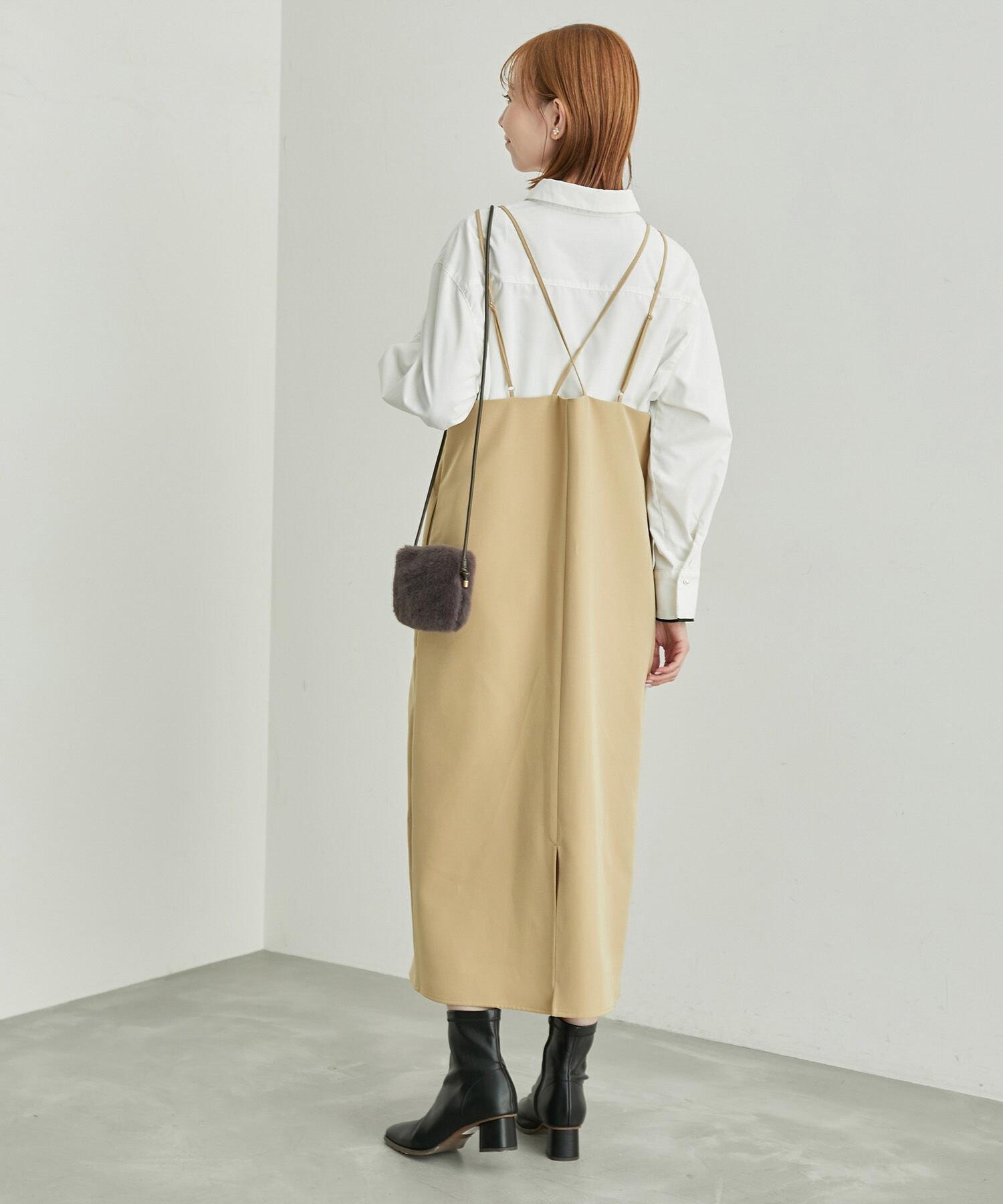 Rope&rsquo;Picnic「バッククロスキャミワンピース」|ワンピース|