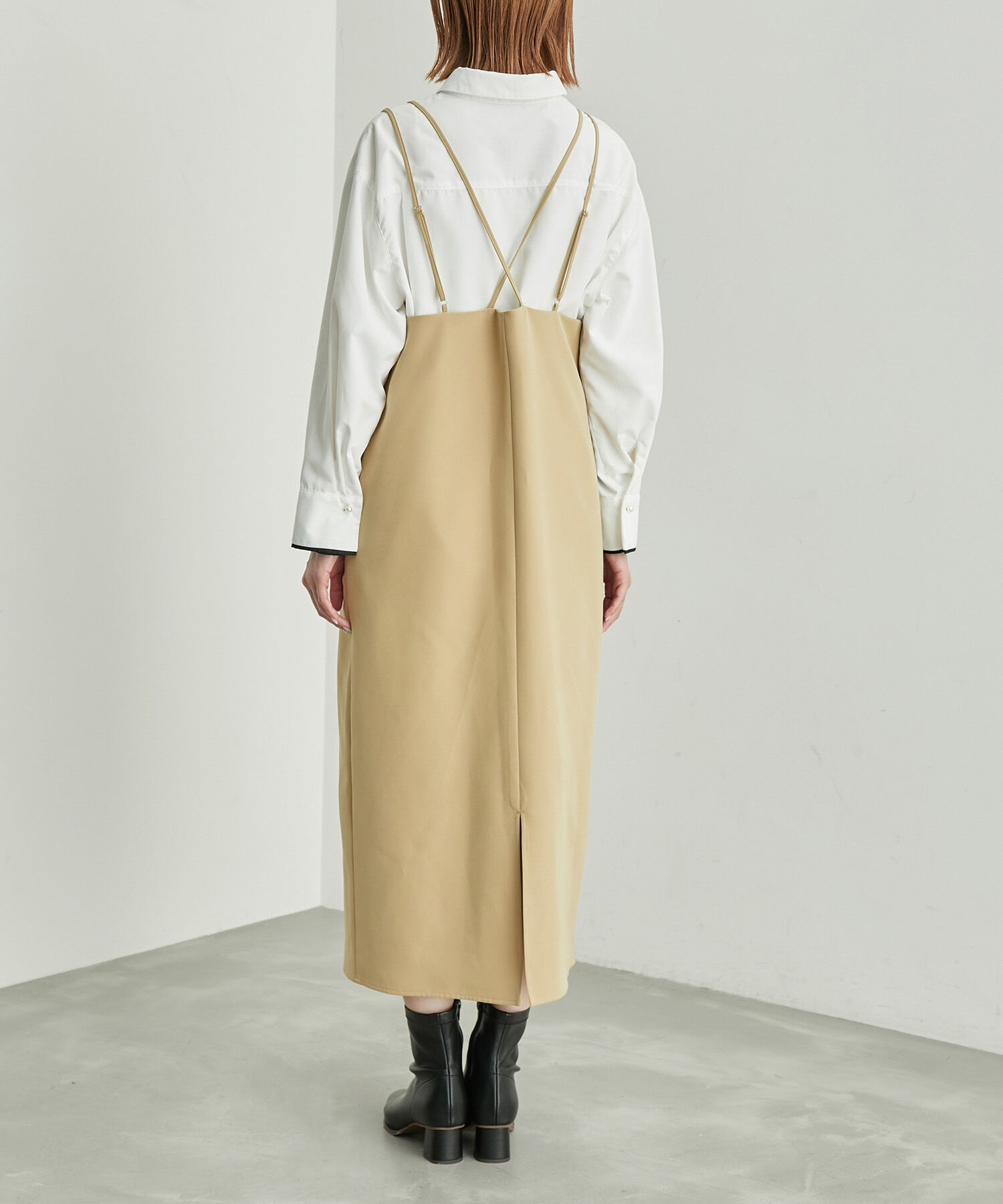 Rope&rsquo;Picnic「バッククロスキャミワンピース」|ワンピース|