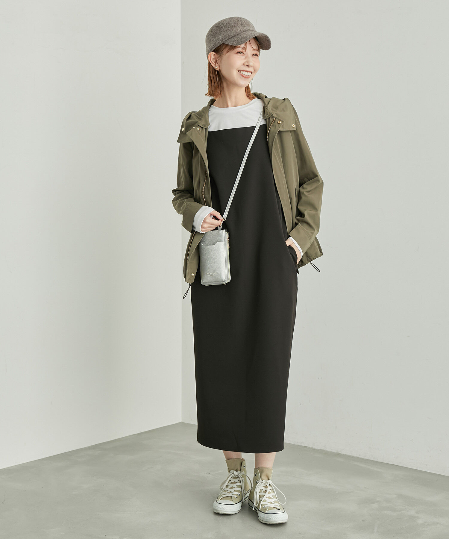 Rope&rsquo;Picnic「バッククロスキャミワンピース」|ワンピース|