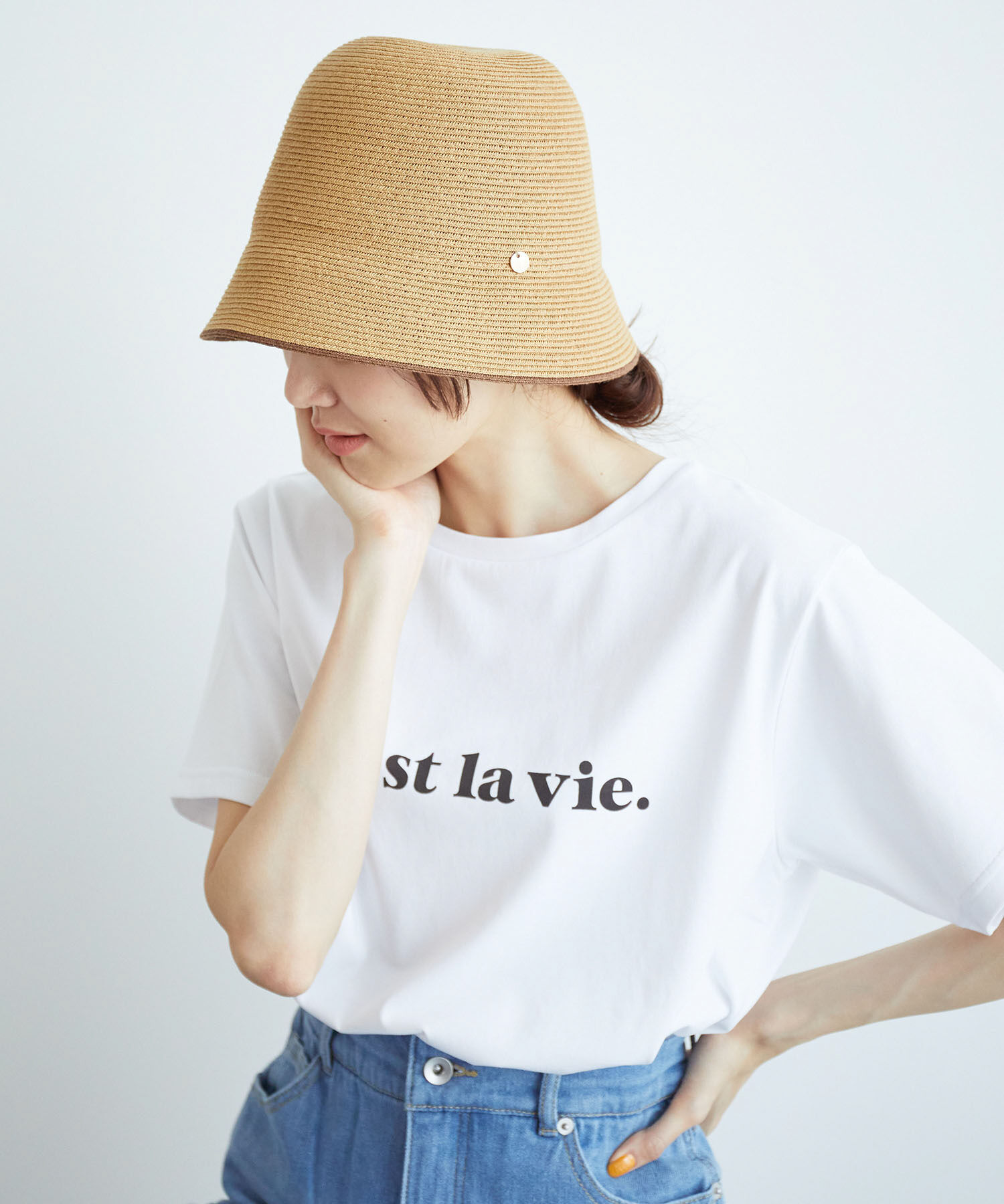 ROPE PICNIC PASSAGE「ウォッシャブルブレードベルハット」|ハット|ブラウン系(24)