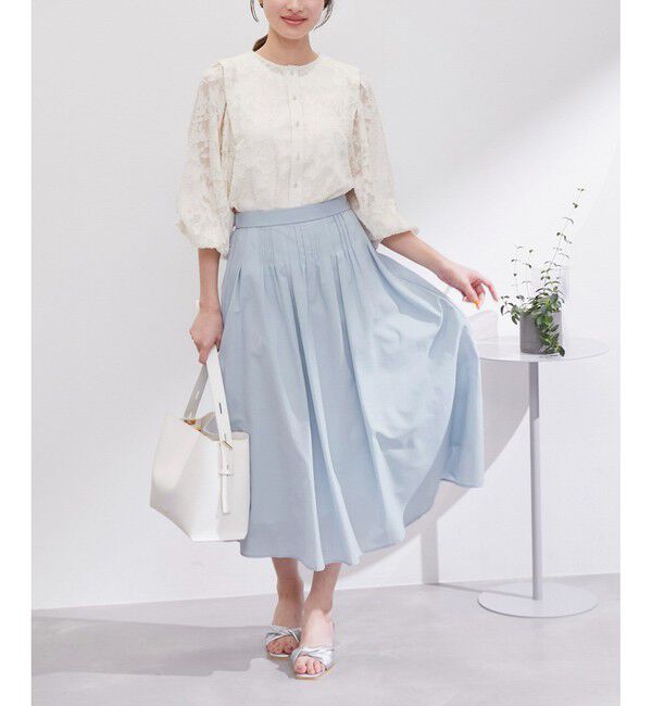 Rope&rsquo;Picnic「ランダムタックスカート」|スカート|