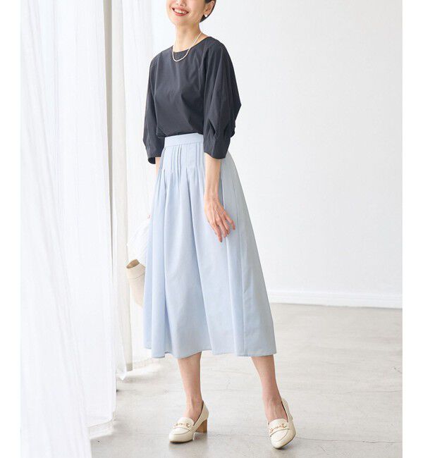 Rope&rsquo;Picnic「ランダムタックスカート」|スカート|