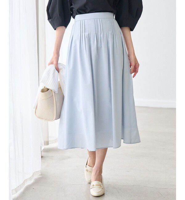 Rope&rsquo;Picnic「ランダムタックスカート」|スカート|