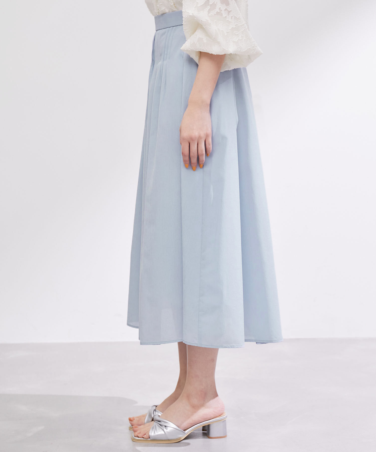 Rope&rsquo;Picnic「ランダムタックスカート」|スカート|