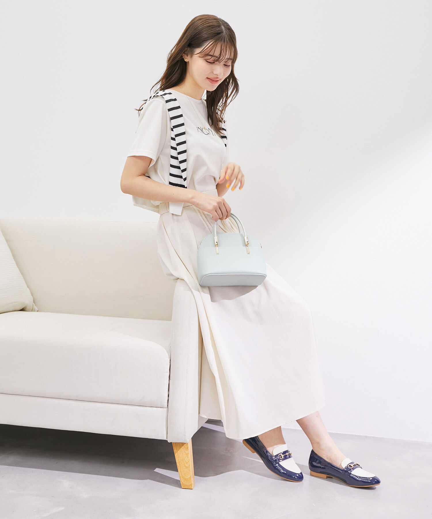 Rope&rsquo;Picnic「ランダムタックスカート」|スカート|