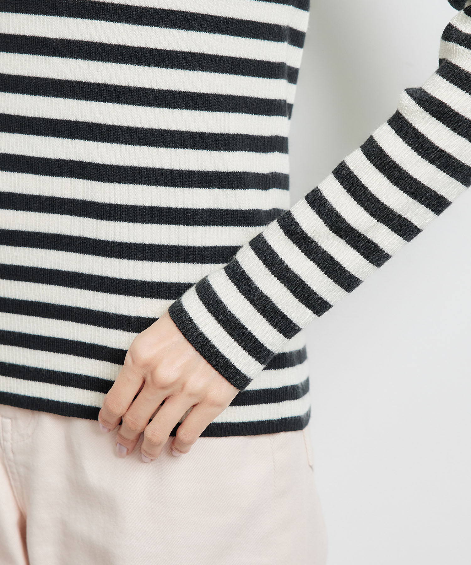 Rope&rsquo;Picnic「リブタートルネックニットプルオーバー/アンチピリング・帯電防止」|ニット・セーター|