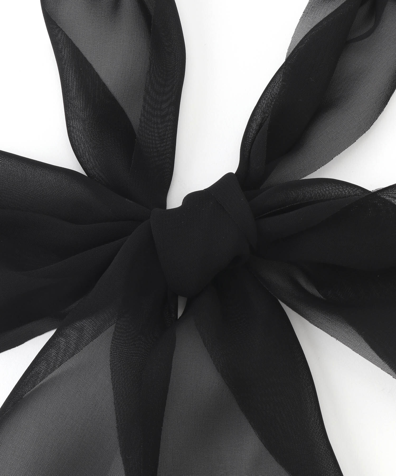 ROPE PICNIC PASSAGE「オーガンジーチュールリボンネックレス」|ネックレス|